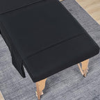 MRJ Soft 3 Piece Set Microfiber Massage Sheet Set,for Massage Tables,Includes Massage Flat Sheet,Massage Fitted Sheet and Face Rest Cover,Black