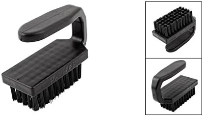 uxcell Plastic Anti-Static Cleaning Stiff Bristles Scrub Brush Cleaner Black