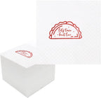 Taco Bout Love Cocktail Napkins, 100 Pack Taco Bout Love Paper Napkins in Bulk for Fiesta Themed Engagement Wedding Bachelorette Party to Celebrate a Nacho Average Couple | 2-Ply, 5x5 Inches