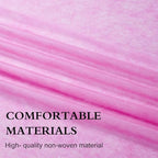 100 Pack Disposable Bed Sheets – 31.5 x 71 in Waterproof Non-woven Sheets for Massage, Spa, Tattoo & Salon Tables (Pink)