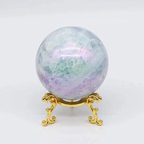 BEINUANCRYSTAL 1pc 60mm-70mm Natural Crystal Quartz Stones Aura Blue Calcite Sphere Celestite Ball for Healing