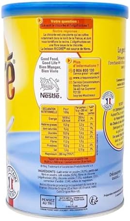 Ricore au Lait (Bonjour), Cafe Au Lait A La Chicoree 400g