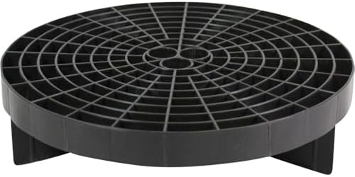 HI-TECH Bucket Grate Guard Insert for Car Wash Buckets – Traps Dirt & Debris to Prevent Swirls – Durable Plastic Fits 5 Gallon Buckets – 10.4"x2.5"