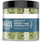 Earthborn Elements Wheat Grass 200 Capsules, Pure & Undiluted, No Additives