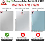 Fintie SlimShell Case for Samsung Galaxy Tab S5e 10.5 2019 (Model SM-T720/T725/T727), Ultra Thin Tri-Fold Shell Cover with Auto Sleep Wake, Black