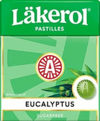 Cloetta Lakerol Eucalyptus Pastilles 10 Boxes of 25g
