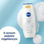 NIVEA Creme Soft Nourishing Shower Gel with Almond Oil – Gentle Cream Cleansing Body Wash, 500 ml (16.9 oz) – Silky Soft Foam for Smooth & Hydrated Skin