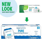 Amazon Grocery, Sparkling Water, Pure, 12 Fl Oz, 12 Cans