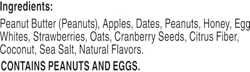 RXBAR Protein Energy Bites, Gluten Free Protein Balls, Strawberry Peanut Butter, 21.1oz Box (24 Bites)