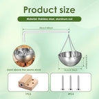 Sauna Essential Oil Holder Stainless Steel Sauna Oil Cup, Sauna Aromatherapy Bowl, Fragrance Diffuser Bowl Sauna Accessories for Auna Rooms, Spa Centers, Beauty Salons