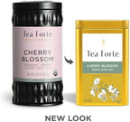 Tea Forte Cherry Blossom Premium Loose Leaf Caffeinated Green Tea Blend Canister, Makes 35-50 Cups