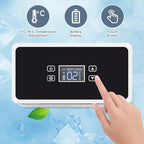 Electric Insulin Cooler Travel Case Box, Insulin Fridge Storage Portable Insulin Refrigerator, Diabetic Insulin Cooler LCD Display, Rechargeable Battery, Temperature Control, 0°C ~ 18 °C