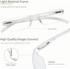 8 Pack Reading Glasses, Blue Light Blocking Computer Reading Glasses for Women and Men, Lightweight Readers (4 Black+4 Clear,+2.50Magnification)