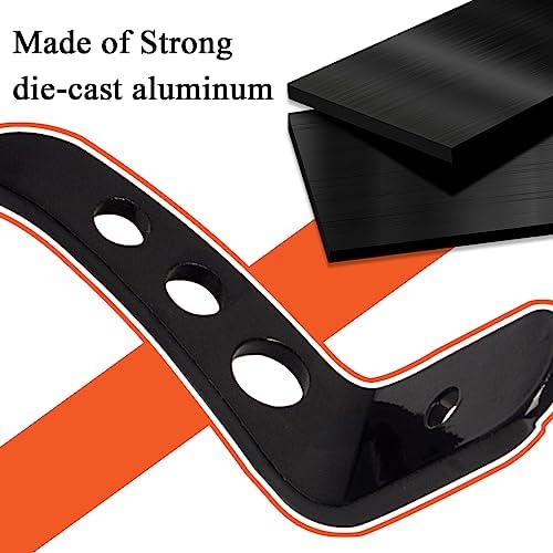 FOVPLUE For Jiffy Stand Extension,Kickstand Extension for Harley Touring models 1991-2025, for CVO Electra Glide Road Glide Road King Street Glide Revival FLH Ultra Limited Ultra Classic,Vivid Black