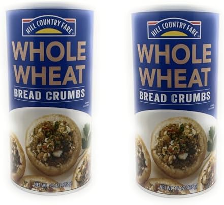 Hill Country Fare Bread Crumbs 15oz - 2 pack (Whole Wheat)