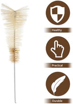 ULTECHNOVO Conical Flask Brush Set 5-Pack 11.02 Inch Nylon Laboratory Glassware Cleaner Erlenmeyer Flask Cleaning Brush for Scientific Lab Tube Cleaning