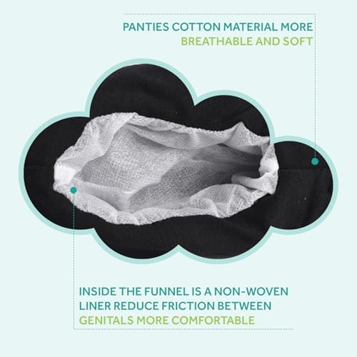 Wearable Urine Bag Male Urinal Bag Incontinence Pants for Men, Reusable Portable Male Collection Bags Urinal System with Collection Bag Portable Leak Proof Leg Pee for Elder (M)