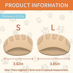 2 Pairs Gel Metatarsal Pads Men Women Honeycomb Fabric Forefoot Pads High Heels Comfort Pads Soft Ball of Foot Cushions Inserts for Pain Relief Non Slip Toe Socks Pads Forefoot Sleeves Pads