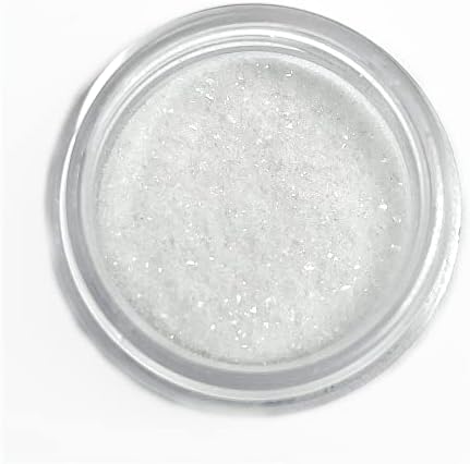 WHITE DIAMOND Luxury Edible Cake Glitter – 5 grams - Vegan, Kosher - cakes, cupcakes, fondant, decorating, cake pops, candy, USA Made