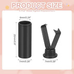 PATIKIL Aglets for Shoelaces, Cylindrical Metal Aglets Replacement Tips Head Cords End with Clips