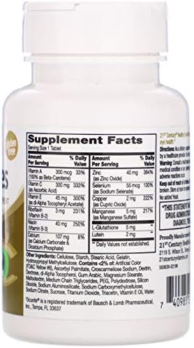 21st Century Healthcare, Eyes Extra Tablets, 36 Count,27418