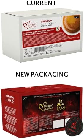 ITALIAN COFFEE FOR ESPRESSO LOVERS capsules compatible with RIVO® machines (Cremoso, 50)