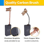 OURUI 10Pcs Carbon Brushes for Bosch GBH5400 GSH38 GBH5-38 X GBH5-40D A69 Motor Carbon Brush Replacement