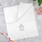 Azeeda 'Gingerbread Man' Flannel/Guest Towel (TL00093980)