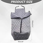 Wheelchair Leg Cover, Warm Blankets for Winter Thicken Warm Fleece-Lined Wheelchair Blanket Windproof Cozy Leg Cover with Zipper for Elderly Patients and Disabled for Winter
