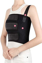 Solmyr Rib Brace Broken Rib Belt, Rib Support Brace for Men and Women, Breathable Chest Wrap Belt for Sore or Bruised Ribs Support, Sternum Injuries, Dislocated Ribs Protection, Pulled Muscle Pain