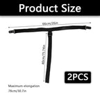 2 PCS Assistive Devices for Disabled, Clip and Pull Dressing Aid Adjustable Wearing Assist Tool for Elderly Handicap People Pregnant Injuries Post-Surgery Recovery (Black)