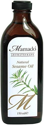 Mamado Aromatherapy Natural Sesame Oil - Blended with Sweet Almond Oil 150ml by MAMADO