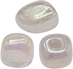 Amazing Gemstone Angel Aura Quartz Crystals and Healing Stones Tumbled - 1 oz, Healing Stones for Energy Balance, Stress Relief - Premium Polished Gems Rocks for Meditation and Wellness