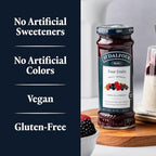 St. Dalfour Four Fruits Fruit Spread - 10oz - 100% from Fruit, No Artificial Ingredients, Non-GMO, No Cane Sugars, All Natural, Made in France