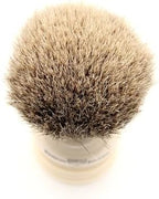 Edwin Jagger 1EJ467 Medium Silver Tip Badger Shaving Brush, Imitation Ivory for use with Shaving Cream or Soap for Men