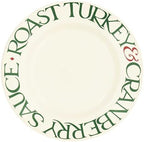 Emma Bridgewater Christmas Toast & Marmalade Roast Turkey 10 1/2 Inch Plate