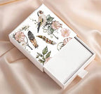 CrafTreat Floral Steampunk Decoupage Paper – A4 (8.3 x 11.7 Inch), 8 Sheets – Vintage Birds & Rose Design Craft Paper for Furniture & DIY Projects