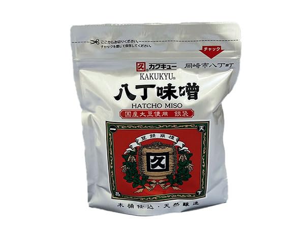 KAKUKYU Hatcho Miso Paste made only from Soybeans and Salt, Traditionally Fermented for 2-years in Aichi Japan, Non-GMO, No MSG(300g) 1-pack