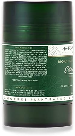 Natural Deodorant | Bioactive | Aluminum & Baking Soda Free | 24HR Protection | Men & Women | Eden's Garden Scent - Clary Sage & Lavender