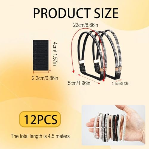 6 Pairs Shoe Straps for Heels, Adjustable Elastic Ankle Straps for High Heel Shoes and Sandals, Anti Loose Replacement Bands for Women, Secure Fit for Daily Wear, Office Weddings and Parties