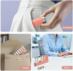 Pill Organizer 3X a Day for Women – Weekly Pill Organizer,Detachable Pill Box 7 Day,Travel Daily Pill Case Organizer,Vitamin Organizer& Supplement Organizer for Daily Meds & Supplements,Cute Pink