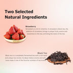 HANFANGLING Strawberry Black Tea, 100% Natural Loose Leaf, Blend Of Strawberry Fruit And Black Tea Aroma