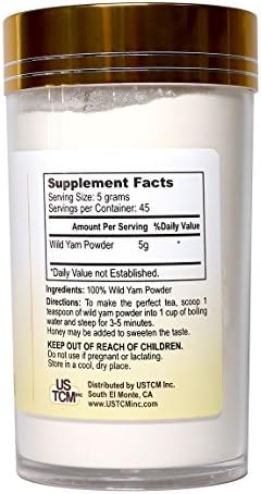 Wild Yam Powder Rhizoma Dioscoreae Powder Chinese Yam Powder Shan Yao Powder 山藥粉 淮山粉 120mesh (8oz)