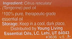 Young Living Tangerine Essential Oil, 5 ml, 100% Pure Citrus Reticulata, Sweet, Citrus Aroma for Diffusing, Digestive and Immune Support, Uplifting Scent for Children and Adults