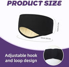 Chicingyou 3 Pcs Soundproof Ear Muffs Noise Cancelling Soft Ear Muffs for Men Women Sleeping Home Study Travel Fits All Heads(Black)