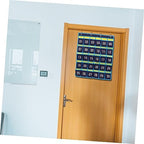 Hanging Pocket Chart Classroom Mobile Phone Storage Bag School Supplies Calculator Holder Wall Hanging Storage Pouch