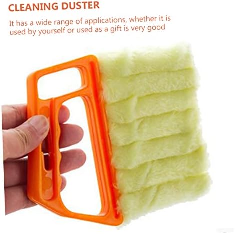 2pcs Microfiber Window Blind Cleaner Shutter Duster Brush Handheld Pulley Cleaning Tool