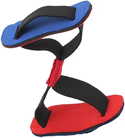 MUSUMI Big Toe Strap Training Exerciser Bunion Straightener Stretchy Belt Toe Stretcher Alignment Hallux Valgus Corrector Foot Pain Relief (6ee703135bl)