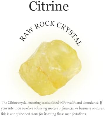 Apengshi Citrine Raw Crystals 2PCS Natural Rough Rocks Healing Crystal and Stones DIY Raw Stones Meditation Fountain Garden Home Decor