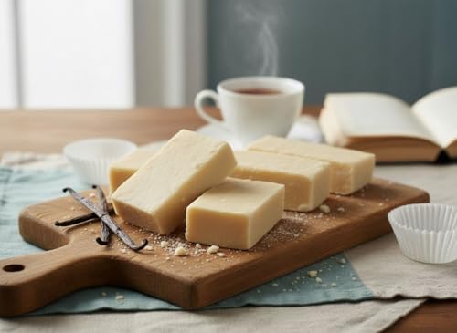 Farmhouse Fudge – Vanilla Fudge, 24 oz – Rich & Creamy Vanilla Fudge with Classic Vanilla Flavor, Gourmet Candy Gift